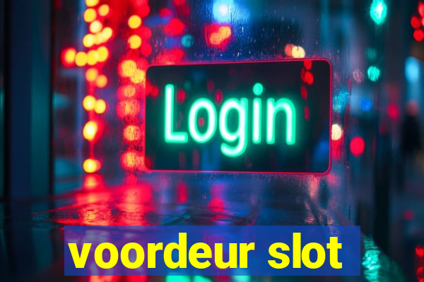 voordeur slot