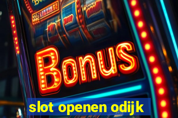 slot openen odijk