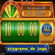 programa de jogo de futebol