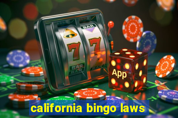 california bingo laws