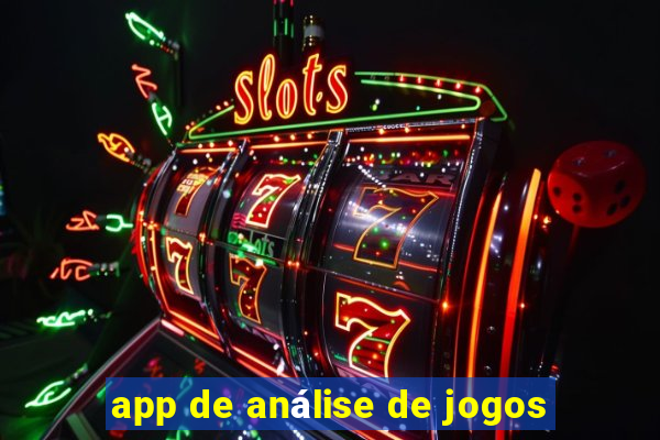 app de análise de jogos