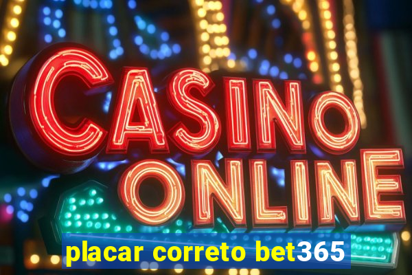 placar correto bet365