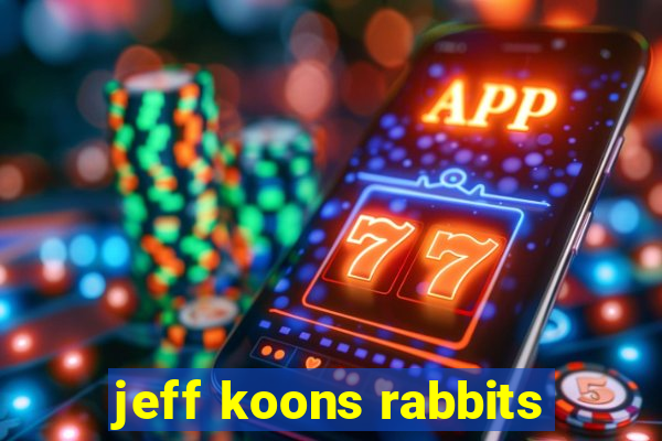 jeff koons rabbits