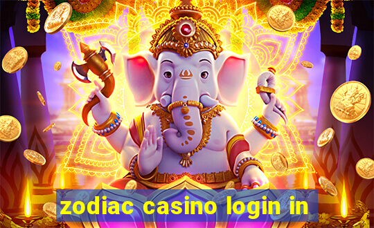 zodiac casino login in