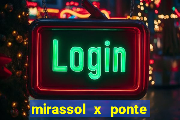 mirassol x ponte preta palpite