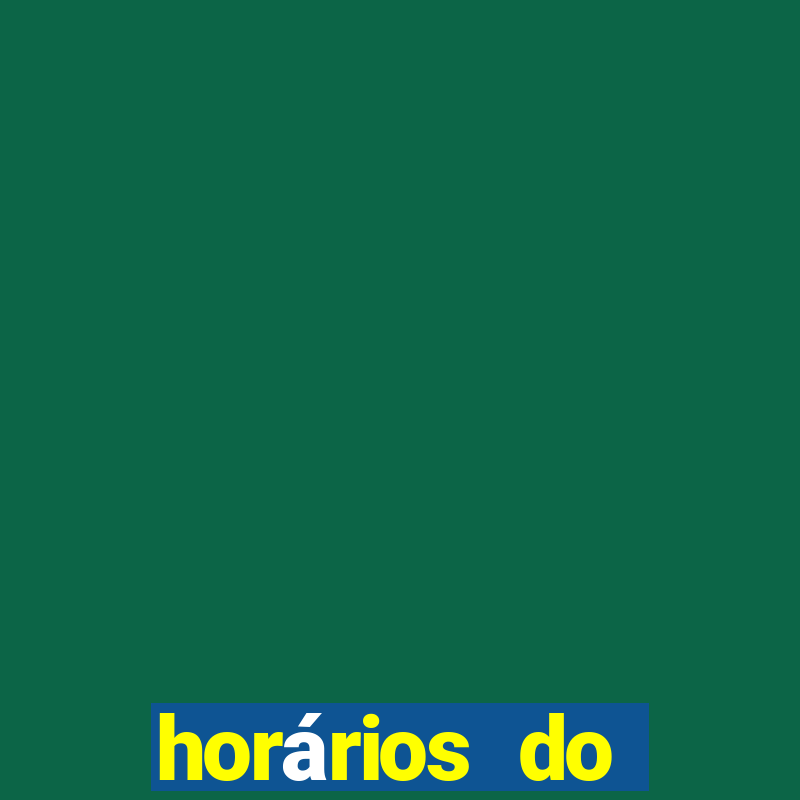 horários do fortune tiger