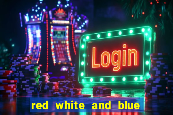 red white and blue slot machine