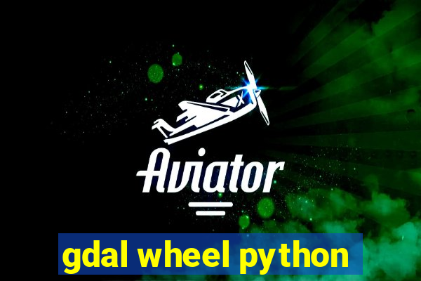 gdal wheel python