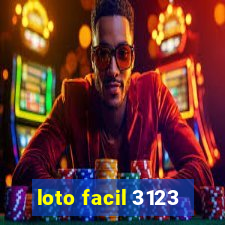 loto facil 3123