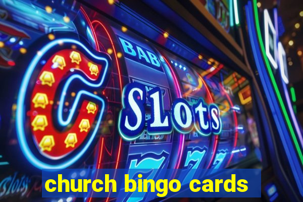 church bingo cards