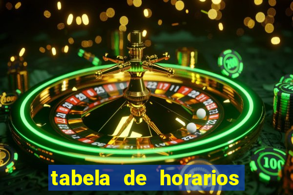 tabela de horarios pagantes do fortune tiger