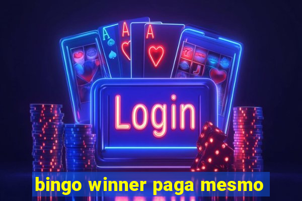 bingo winner paga mesmo