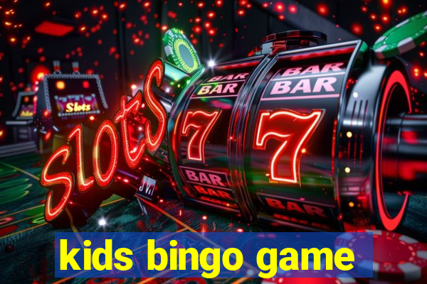 kids bingo game