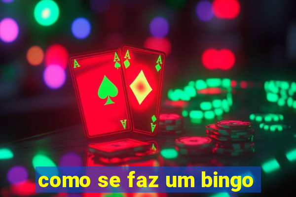 como se faz um bingo