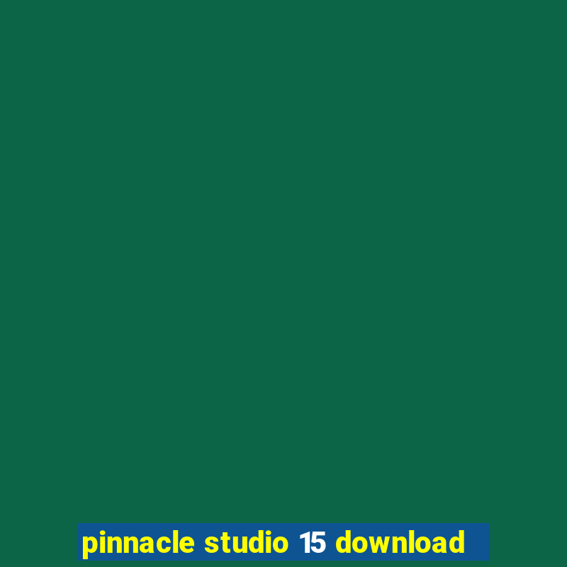 pinnacle studio 15 download