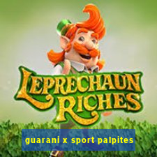 guarani x sport palpites