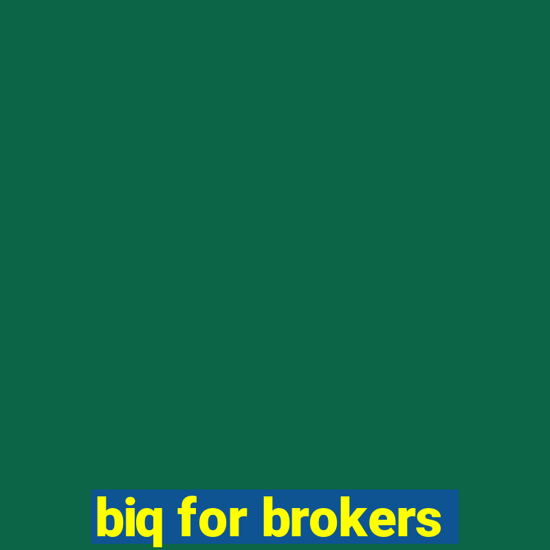 biq for brokers