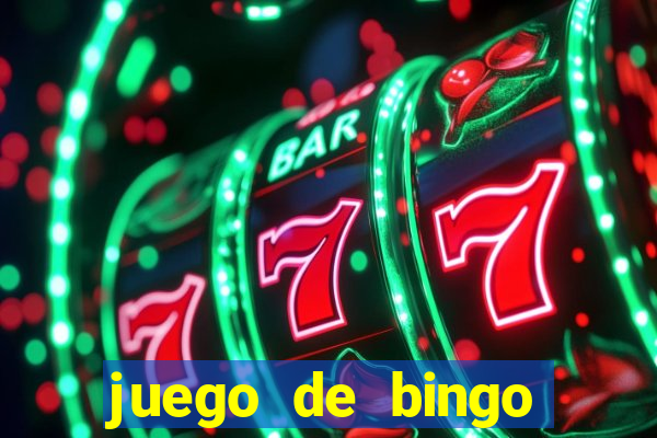 juego de bingo para ganar dinero