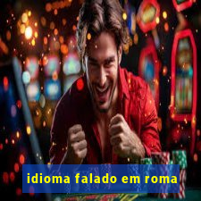 idioma falado em roma