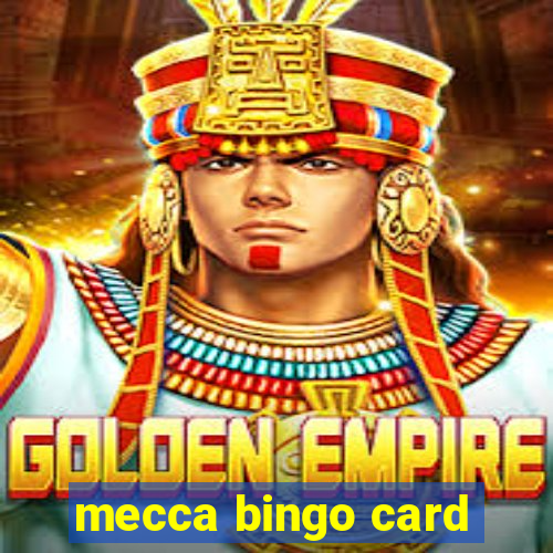 mecca bingo card