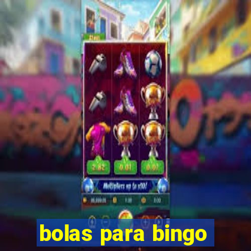 bolas para bingo