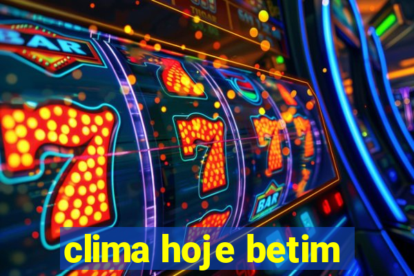 clima hoje betim