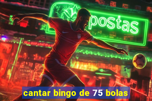 cantar bingo de 75 bolas