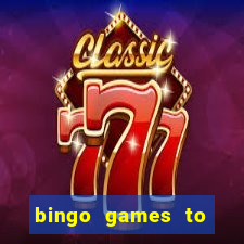 bingo games to play at home