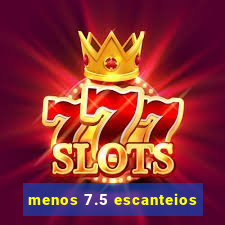 menos 7.5 escanteios