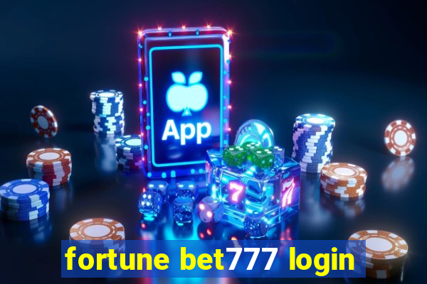 fortune bet777 login