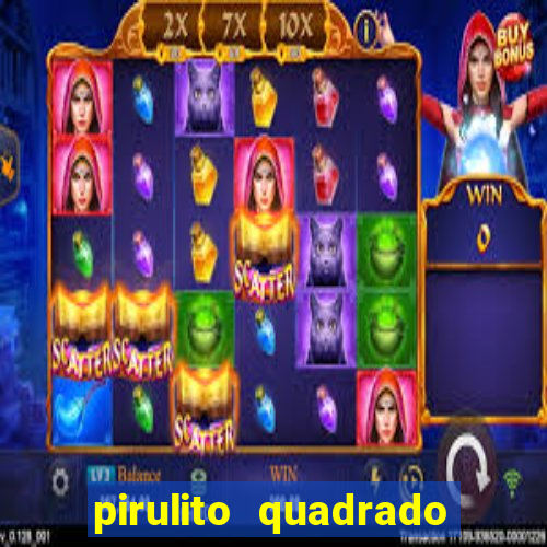 pirulito quadrado de morango