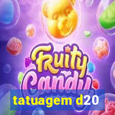 tatuagem d20