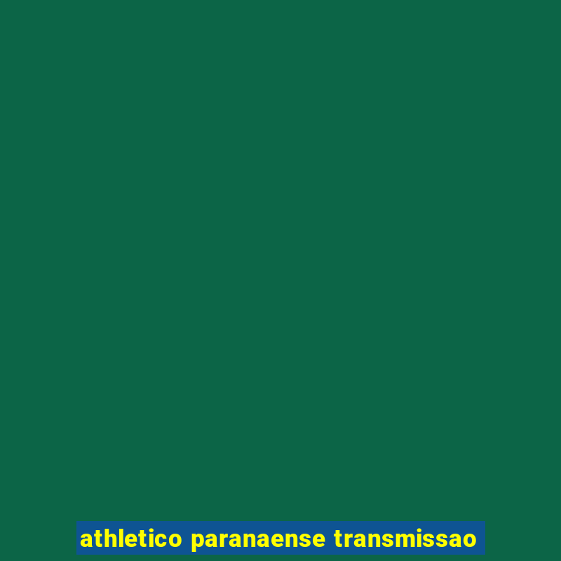 athletico paranaense transmissao