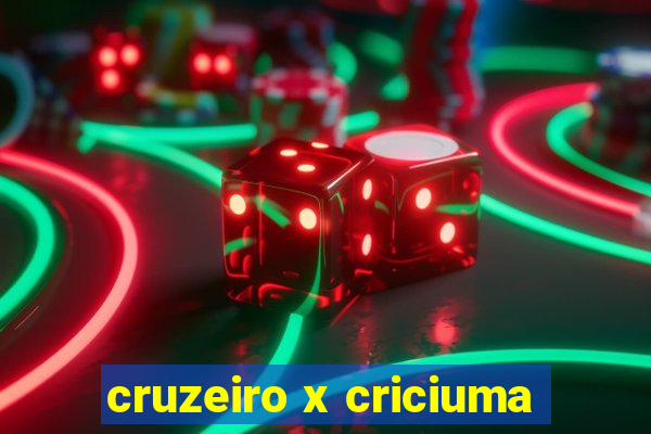 cruzeiro x criciuma