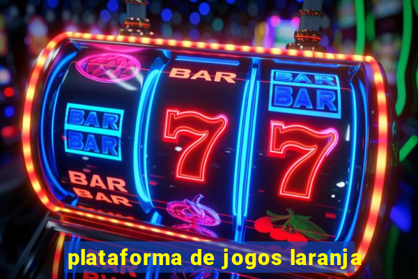 plataforma de jogos laranja