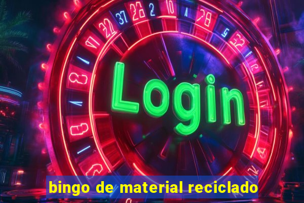 bingo de material reciclado