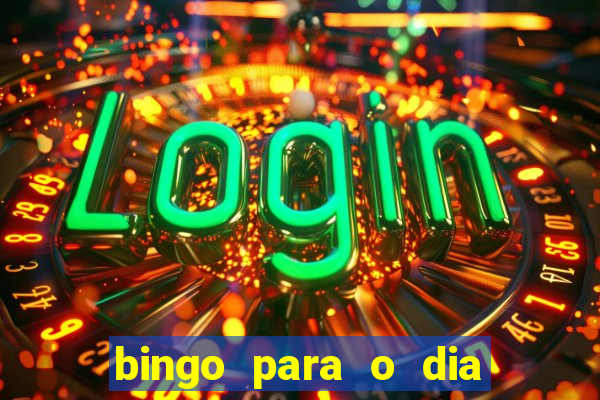 bingo para o dia do estudante