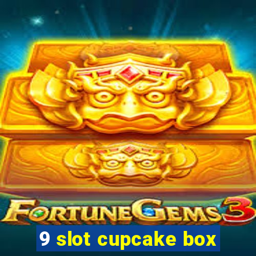 9 slot cupcake box