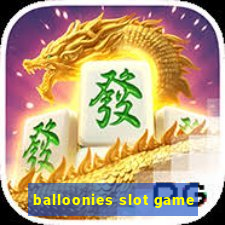 balloonies slot game