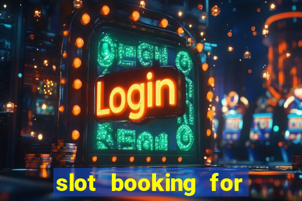 slot booking for driving licence