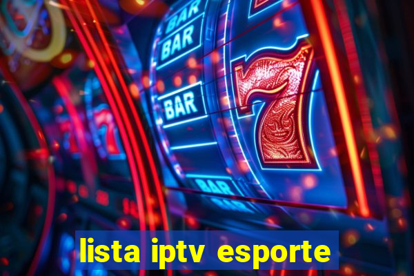 lista iptv esporte