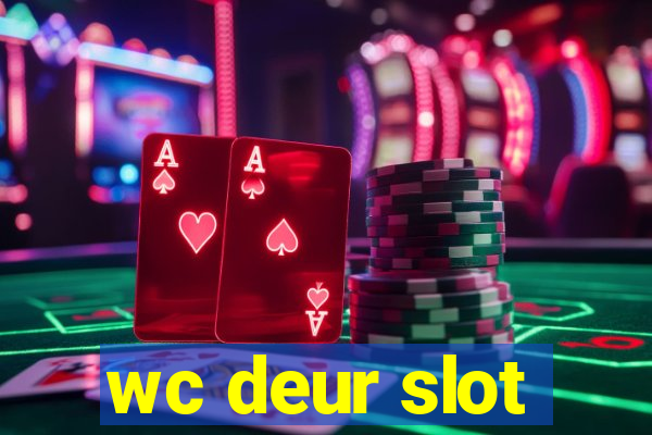 wc deur slot