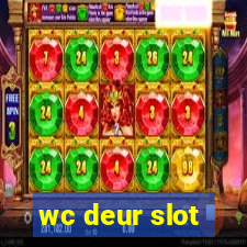 wc deur slot