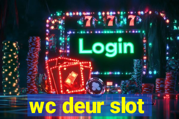 wc deur slot