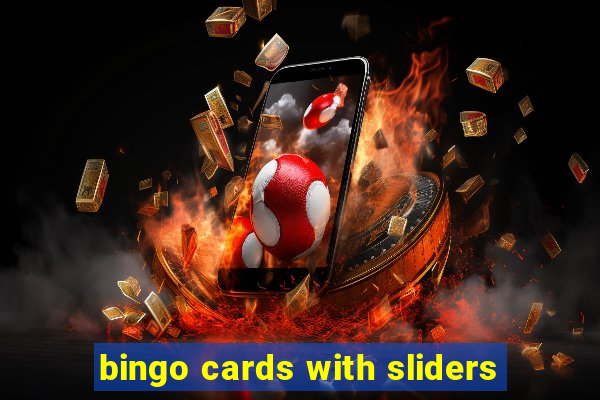 bingo cards with sliders