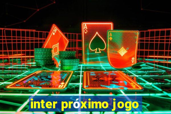 inter próximo jogo