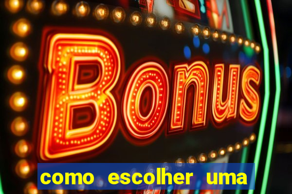 como escolher uma boa cartela de bingo