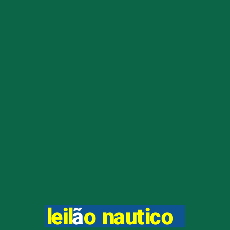 leilão nautico