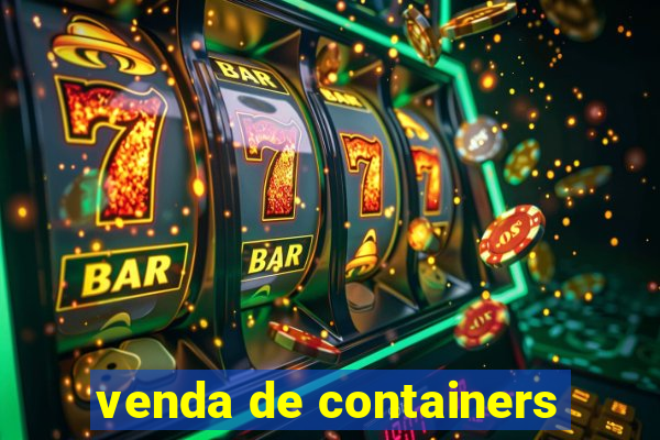 venda de containers