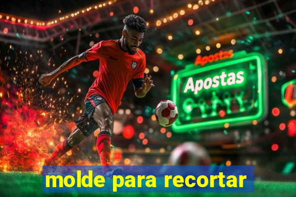 molde para recortar